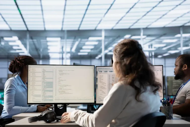 CareServ engineer reviewing phishing alerts and MFA settings for a Cumming, GA law firm's cybersecurity services