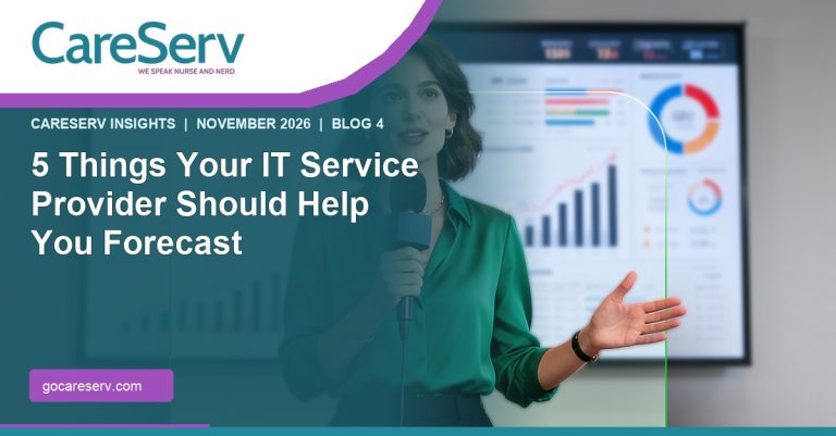 5 Things Your IT Service Provider Should Help You Forecast
